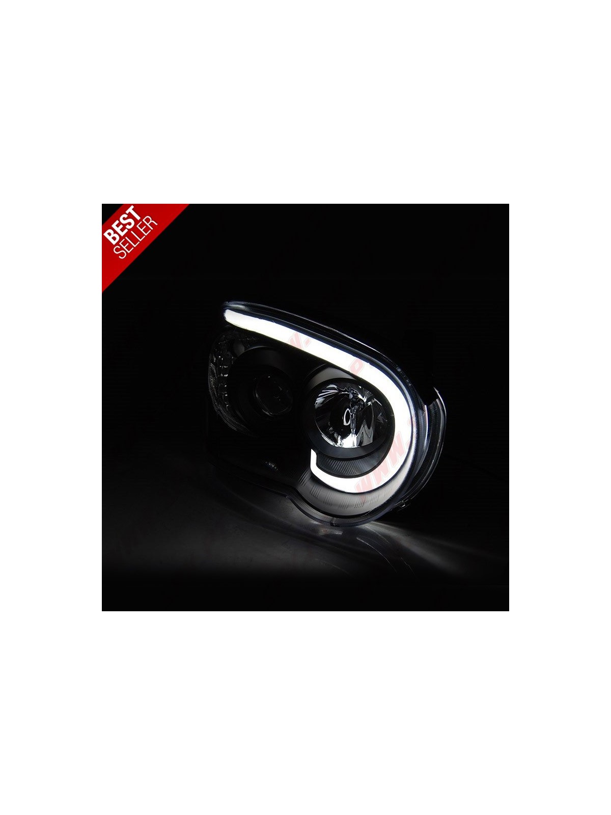 Faróis LED Tube-Light / Black - Subaru Impreza GD (2003-2005)