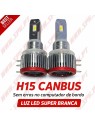 Pack 2 Lâmpadas LED H15 Canbus XT - 6000K