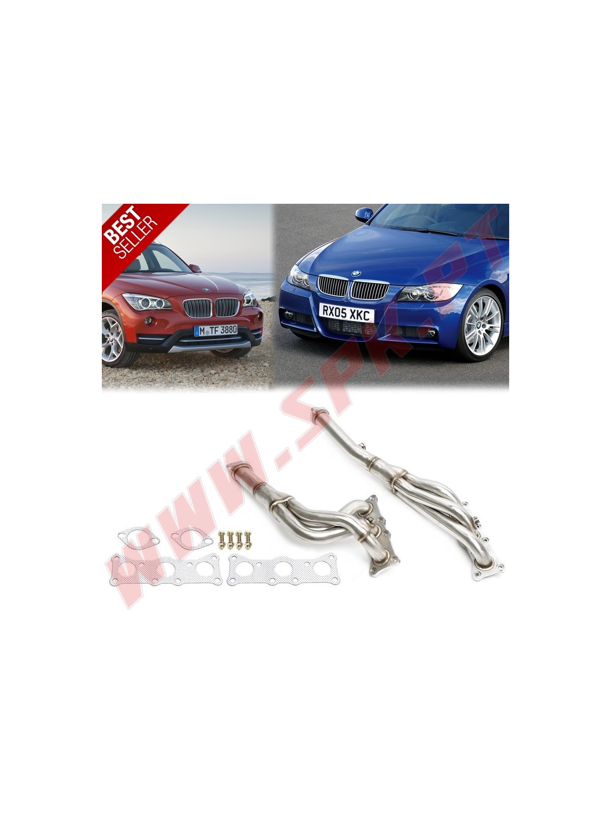 Colectores de Escape Inox - BMW E90 / E91 / E92 / E93 / X1 E84 (2008-2013)