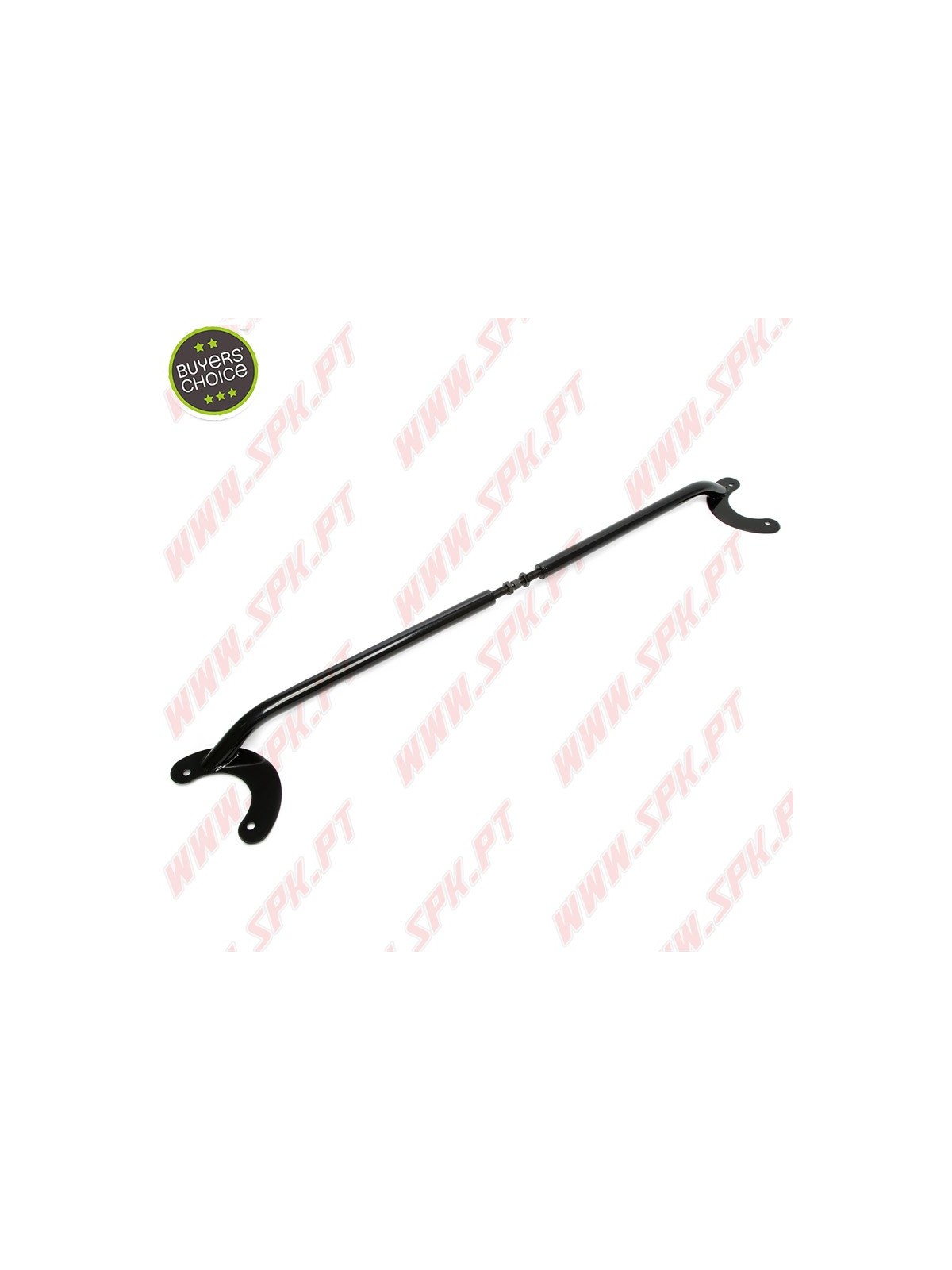 Barra de Reforço em Aço Black - Peugeot 206 (1998-2005)