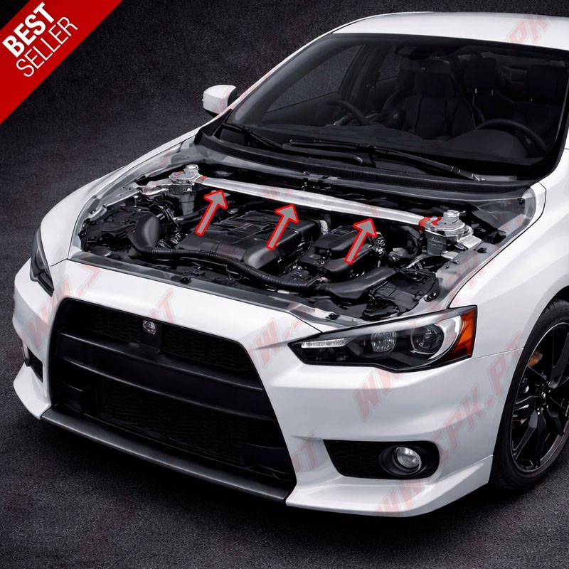 Barra de Reforço em Aço Black - Peugeot 306 (1993-2002)