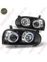 Faróis Angel Eyes LED V.2 / Black - VW Golf 3 (1991-1997)