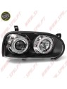 Faróis Angel Eyes LED V.2 / Black - VW Golf 3 (1991-1997)