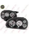 Faróis Angel Eyes LED / Black V.2 - Opel Corsa B (1993-2000)