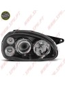 Faróis Angel Eyes LED / Black V.2 - Opel Corsa B (1993-2000)