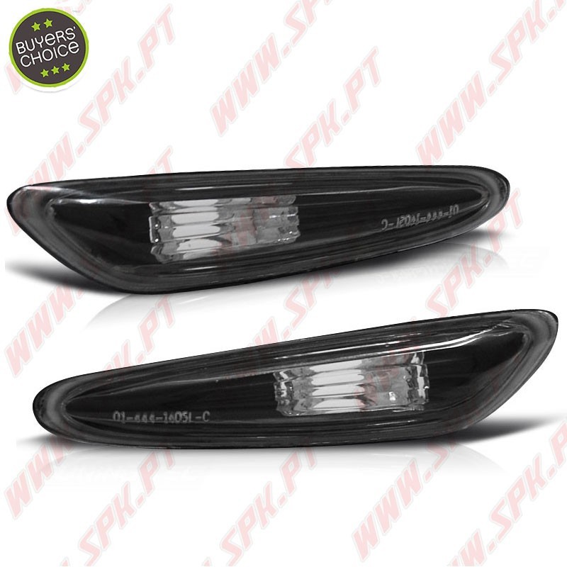 Piscas Frontais Cristal Black - BMW E60 / E61 / E46 / X3 (2001-2010)