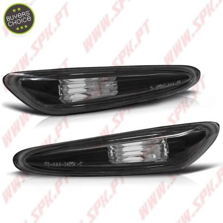 Piscas Frontais Cristal Black - BMW E60 / E61 / E46 / X3 (2001-2010)