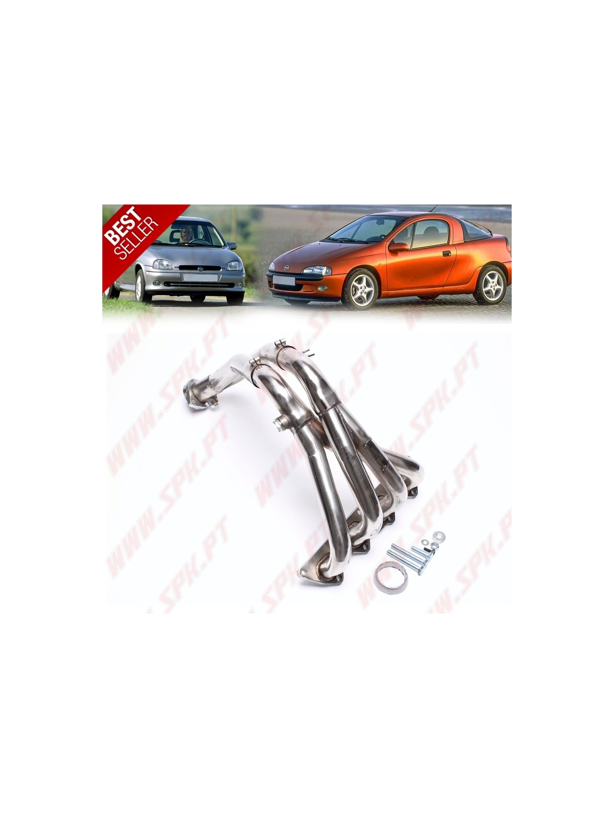Colectores de Escape Inox - Opel Corsa B / Tigra A (1993-2000) Colectores de Escape Inox - Opel Corsa B / Tigra A (1993-2000)