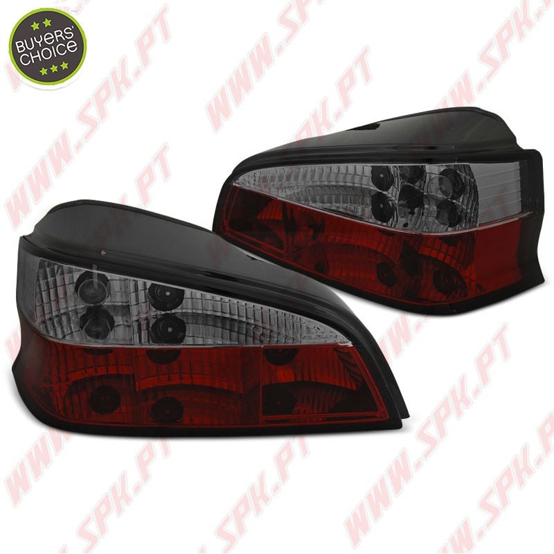 Farolins Cristal Red+Smoke - Peugeot 106 (1996-2003)