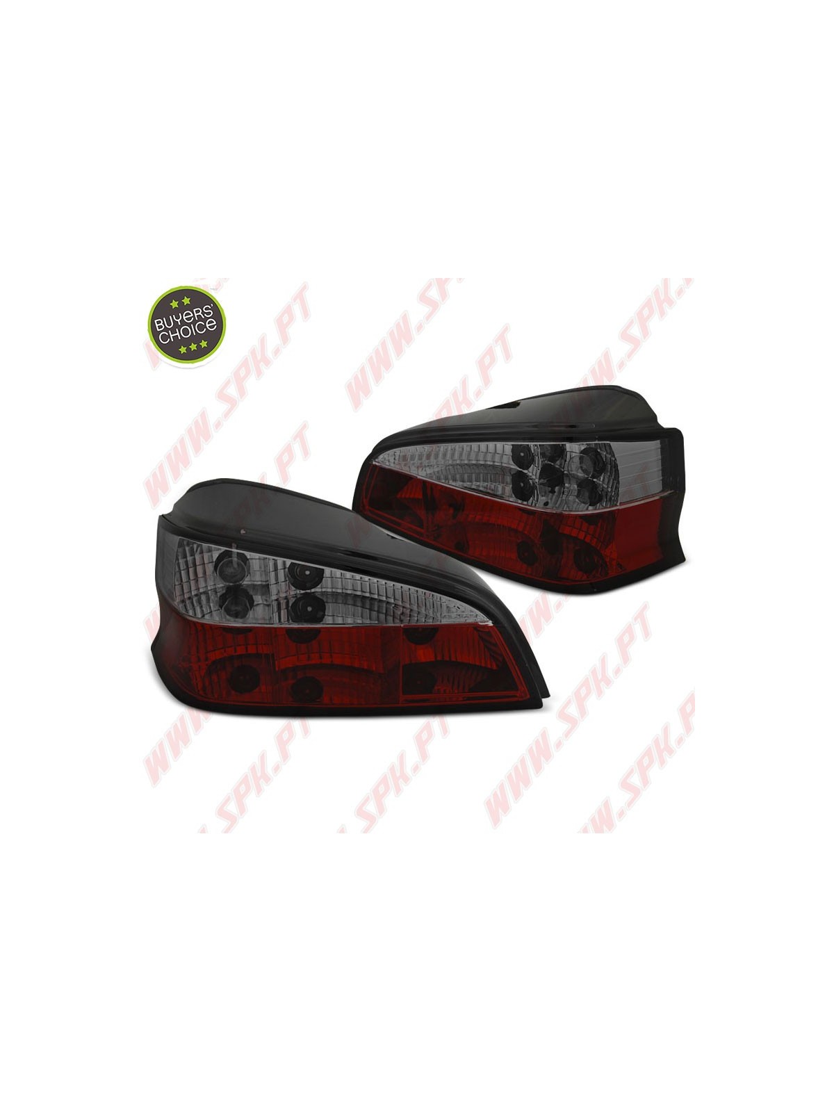 Farolins Cristal Red+Smoke - Peugeot 106 (1996-2003)