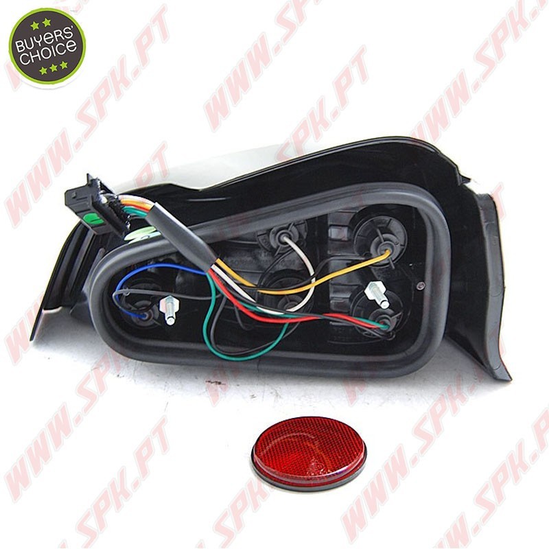 Farolins Cristal Red+Smoke - Peugeot 106 (1996-2003)