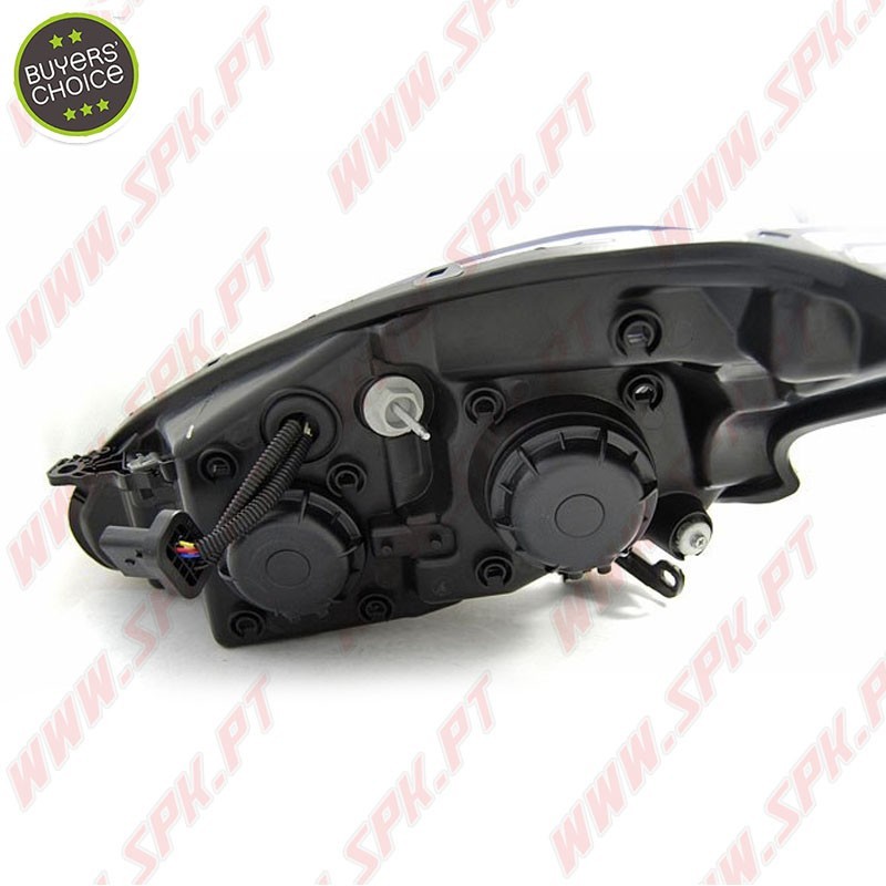 Faróis LED Tube-Light / Black - Peugeot 208 (2012-2015)