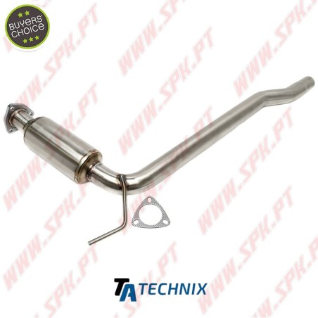 Downpipe Aço Inox C/Catalisador Dummy - VW Transporter T4 - 1.9 TD / 2.5 TDI (1996-2003)