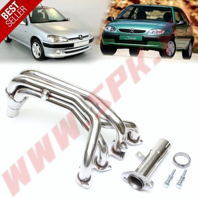 Colectores de Escape Inox - Citroen Saxo / Peugeot 106 - 8 Válvulas (1991-2003)