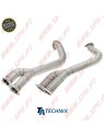 Downpipe Aço Inox C/Proteção Térmica - Porsche 718 Boxster / Spyder GTS 4.0 / 718 Cayman GTS 4.0 / 4.0 GT4 (2019-)