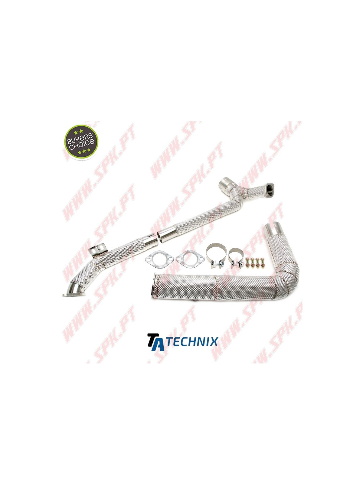 Downpipe Aço Inox C/Proteção Térmica - Porsche 718 Boxster / 718 Cayman 2.0 / 2.5-  982 (2016-)