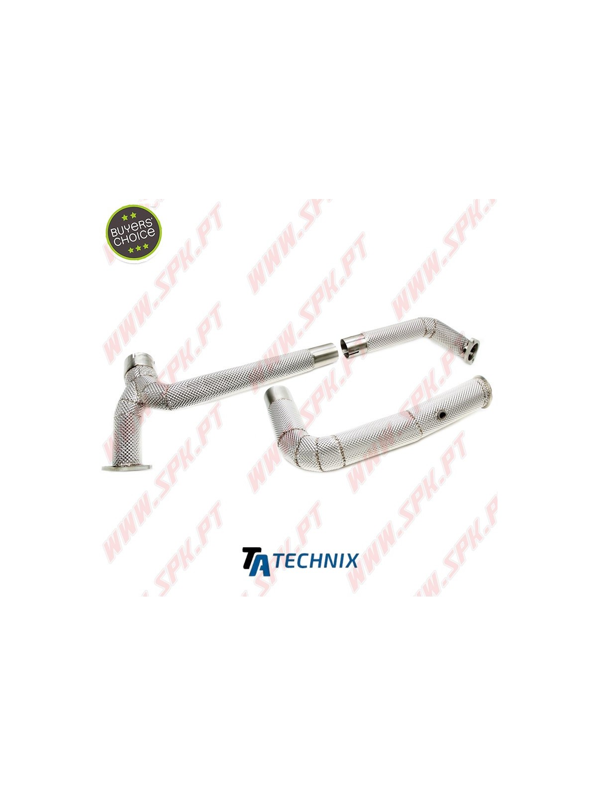 Downpipe Aço Inox C/Proteção Térmica - Porsche 718 Boxster / 718 Cayman 2.0 / 2.5-  982 (2016-)