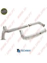 Downpipe Aço Inox C/Proteção Térmica - Porsche 718 Boxster / 718 Cayman 2.0 / 2.5-  982 (2016-)