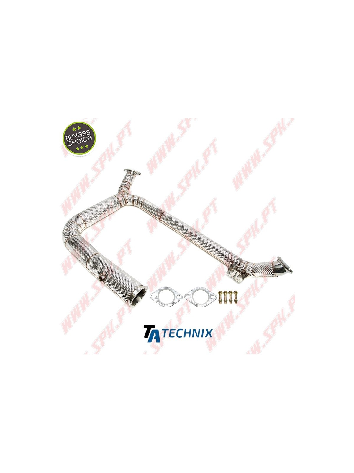 Downpipe Aço Inox C/Proteção Térmica - Porsche 718 Boxster / 718 Cayman 2.0 / 2.5 982 (2016-)