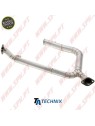 Downpipe Aço Inox C/Proteção Térmica - Porsche 718 Boxster / 718 Cayman 2.0 / 2.5 982 (2016-)