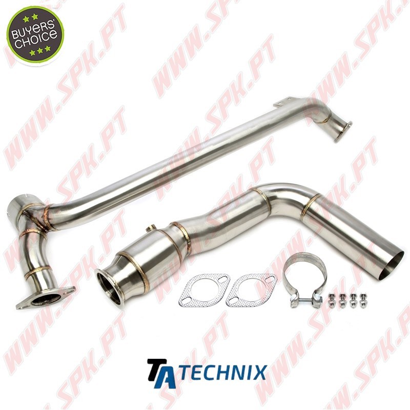 Downpipe Aço Inox C/Catalisador - Porsche 718 Boxster / 718 Cayman 2.0 / 2.5 - 982 (2016-2019)