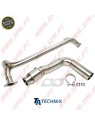 Downpipe Aço Inox C/Catalisador - Porsche 718 Boxster / 718 Cayman 2.0 / 2.5 - 982 (2016-2019)