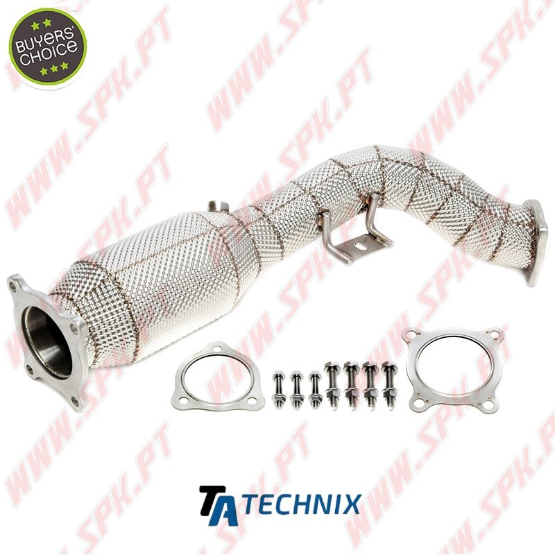 Downpipe Aço Inox C/Proteção Térmica - Porsche Macan 95B - 2.0 TFSI (2014-2018)