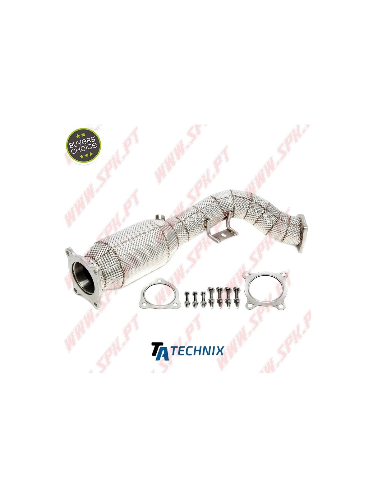 Downpipe Aço Inox C/Proteção Térmica - Porsche Macan 95B - 2.0 TFSI (2014-2018)
