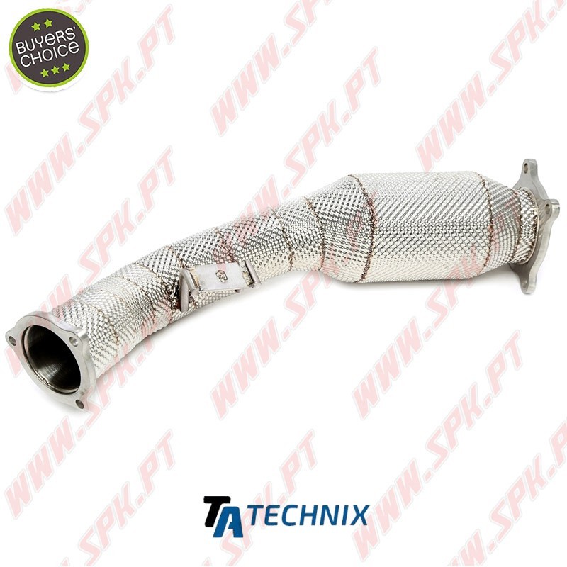 Downpipe Aço Inox C/Proteção Térmica - Porsche Macan 95B - 2.0 TFSI (2014-2018)