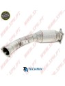 Downpipe Aço Inox C/Proteção Térmica - Porsche Macan 95B - 2.0 TFSI (2014-2018)