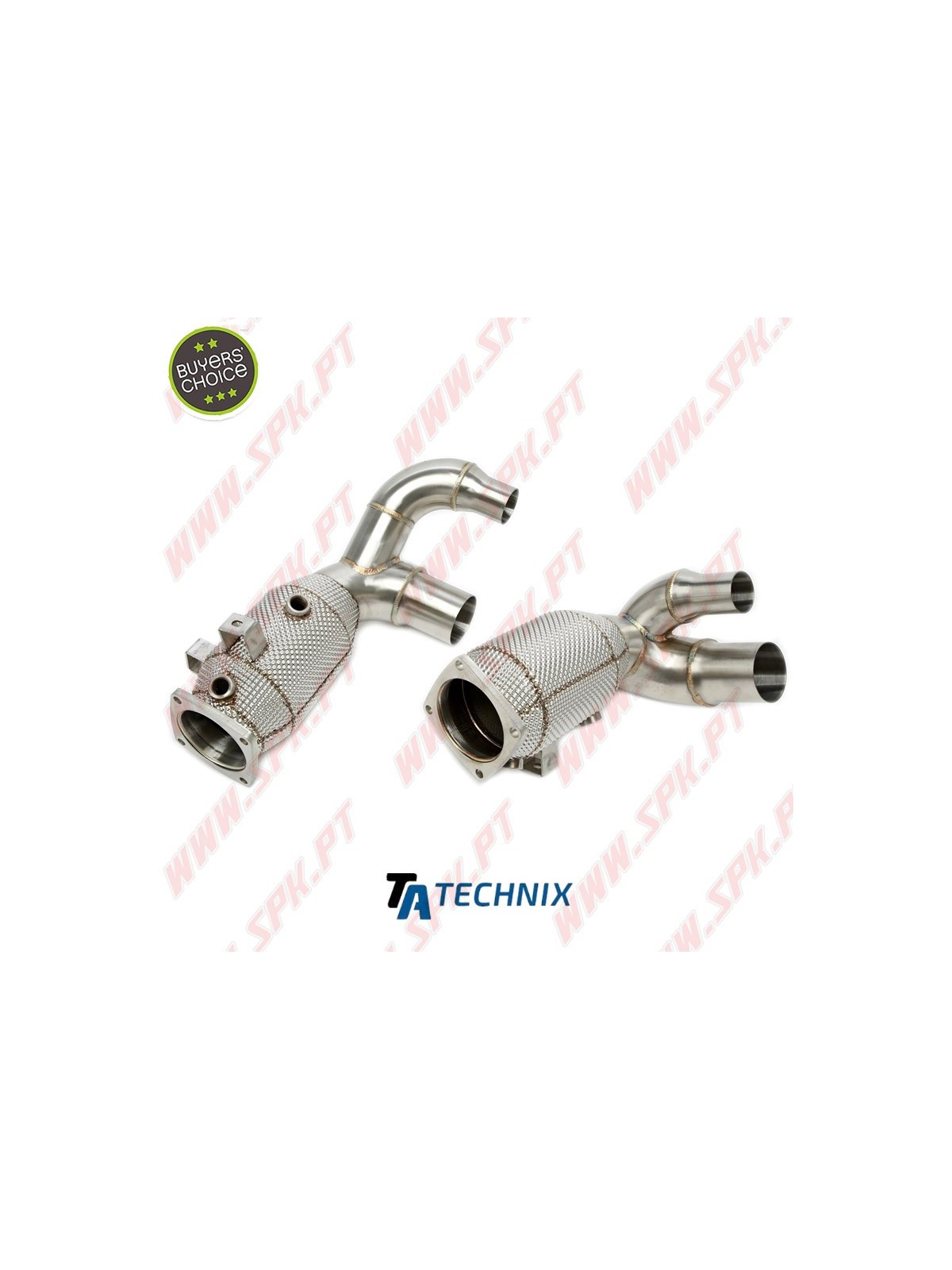 Downpipe Aço Inox C/Proteção Térmica - Porsche 911 Carrera / S 3.0 - 991.2 (2017-2019)