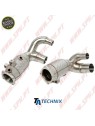 Downpipe Aço Inox C/Proteção Térmica - Porsche 911 Carrera / S 3.0 - 991.2 (2017-2019)