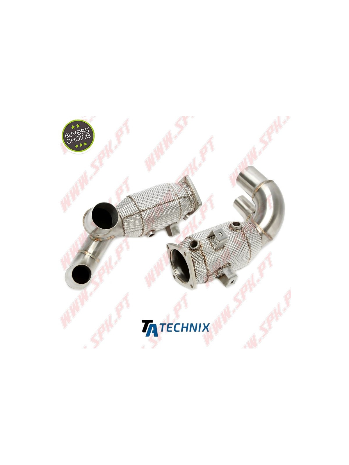 Downpipe Aço Inox C/Proteção Térmica - Porsche 911 Carrera / S 3.0 - 991.2 (2017-2019)