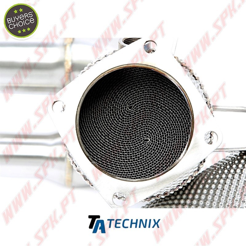 Downpipe Aço Inox C/Proteção Térmica - Porsche 911 Carrera / S 3.0 - 991.2 (2017-2019)