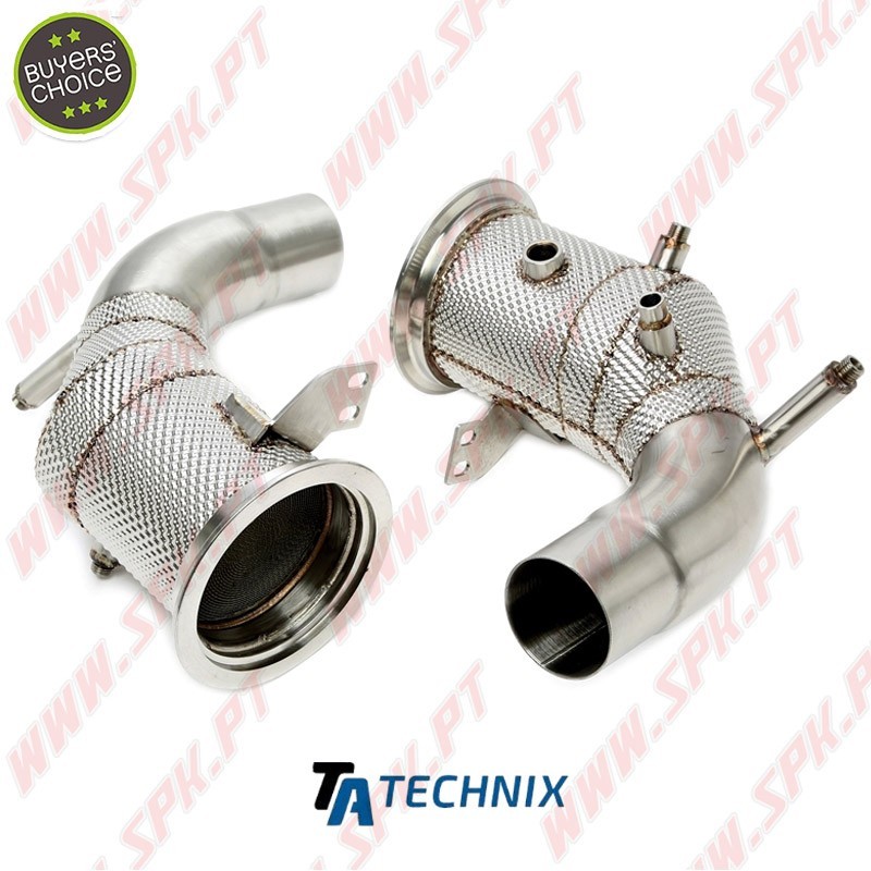 Downpipe Aço Inox C/Proteção Térmica + Catalisador - Porsche 911 Carrera 3.0 Biturbo (DFI) 992 (2019-)