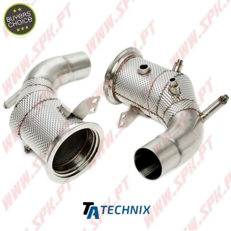 Downpipe Aço Inox C/Proteção Térmica + Catalisador - Porsche 911 Carrera 3.0 Biturbo (DFI) 992 (2019-)