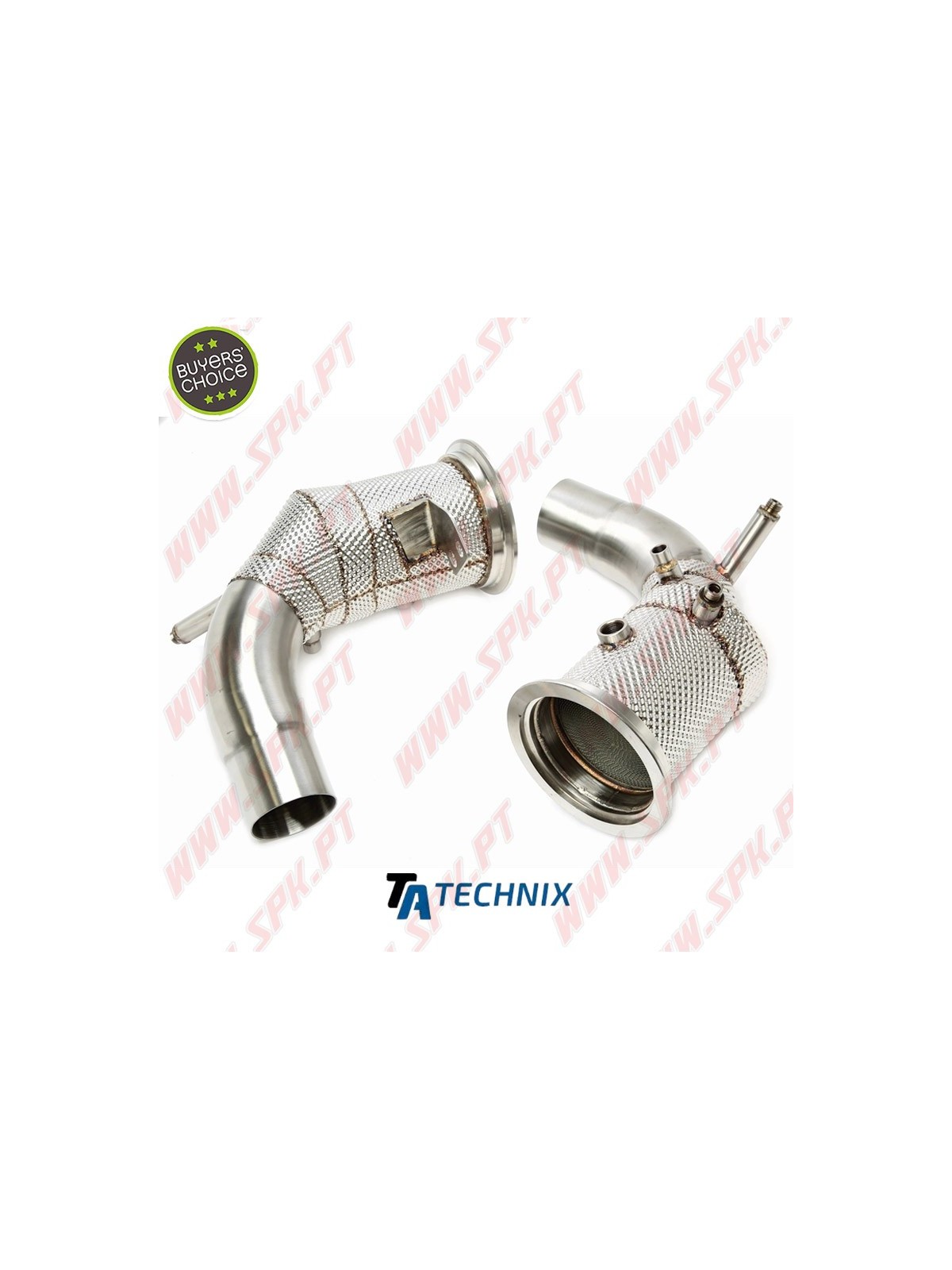 Downpipe Aço Inox C/Proteção Térmica + Catalisador - Porsche 911 Carrera 3.0 Biturbo (DFI) 992 (2019-)