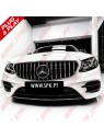 Grelha Frontal Look GTR Black+Chrome - Mercedes W213 / S213 / C238 / A238 (2016-2020)