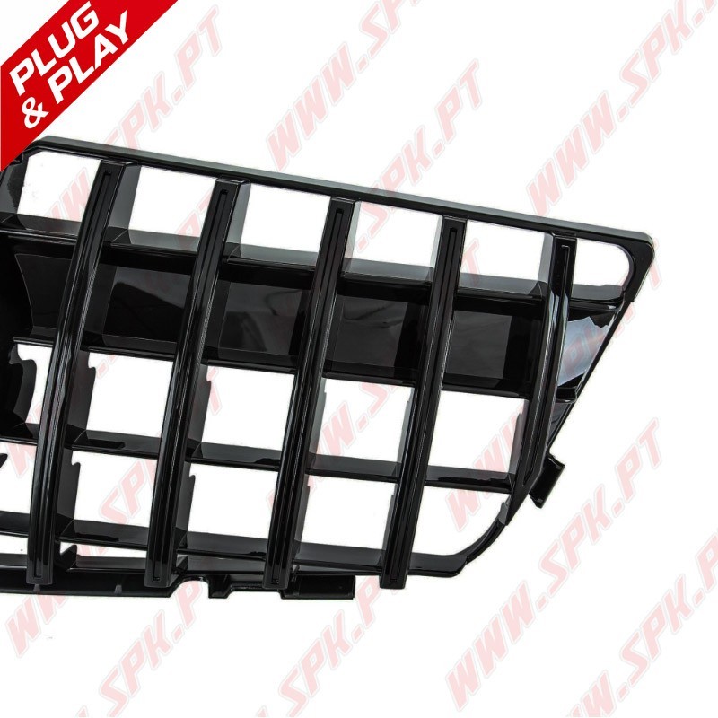 Grelha Frontal Look GTR Black - Mercedes GLK X204 (2008-2012)