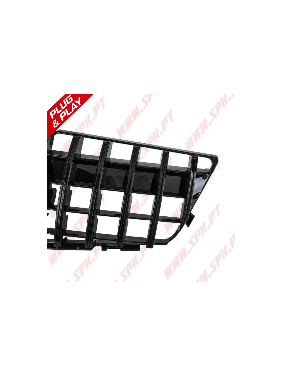 Grelha Frontal Look GTR Black - Mercedes GLK X204 (2008-2012)