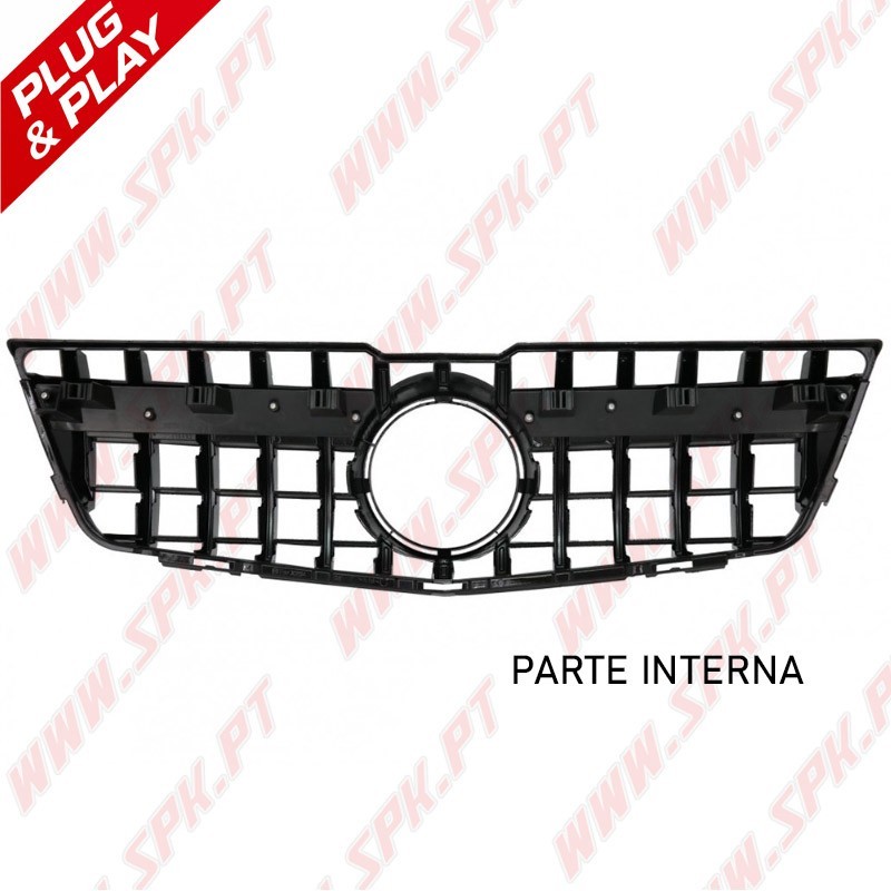 Grelha Frontal Look GTR Black - Mercedes GLK X204 (2008-2012)