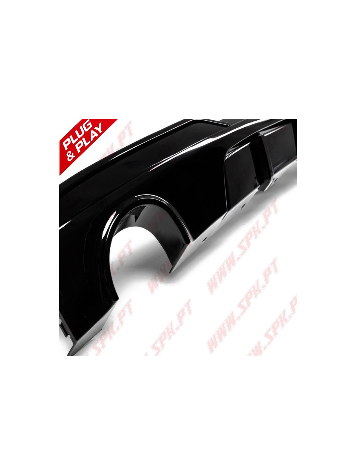 Difusor Traseiro Look M-Performance - BMW F10 / F11 (2010-2017)