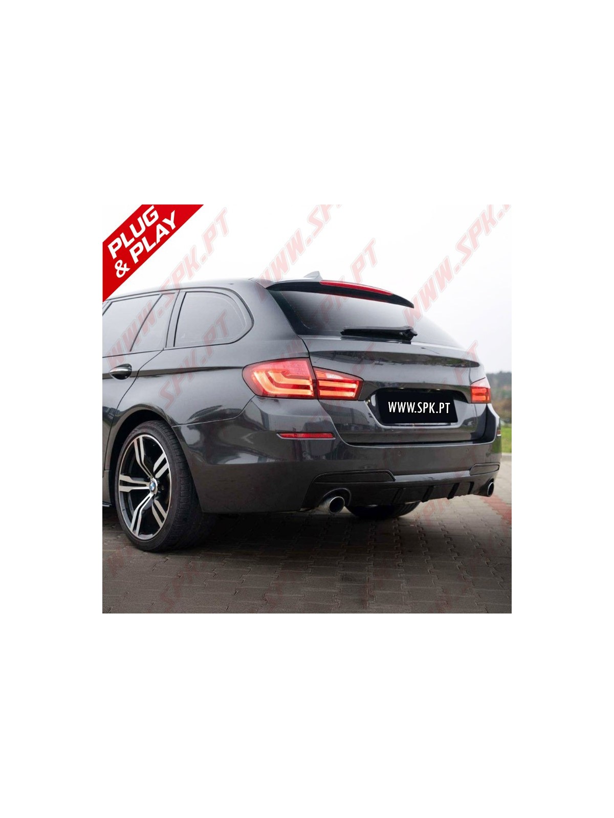 Difusor Traseiro Look M-Performance - BMW F10 / F11 (2010-2017)