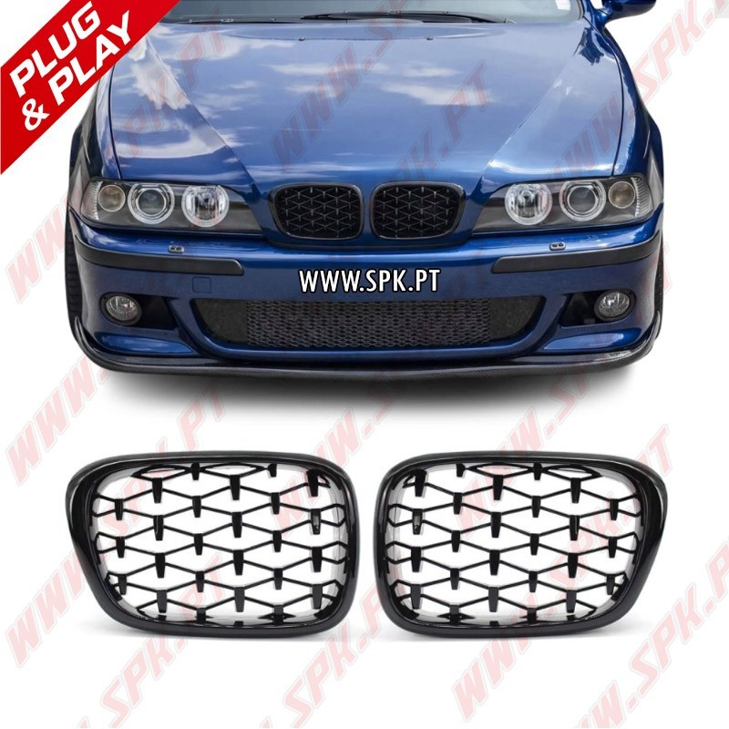 Grelhas Frontais Look Diamond - BMW E39 (1996-2003)