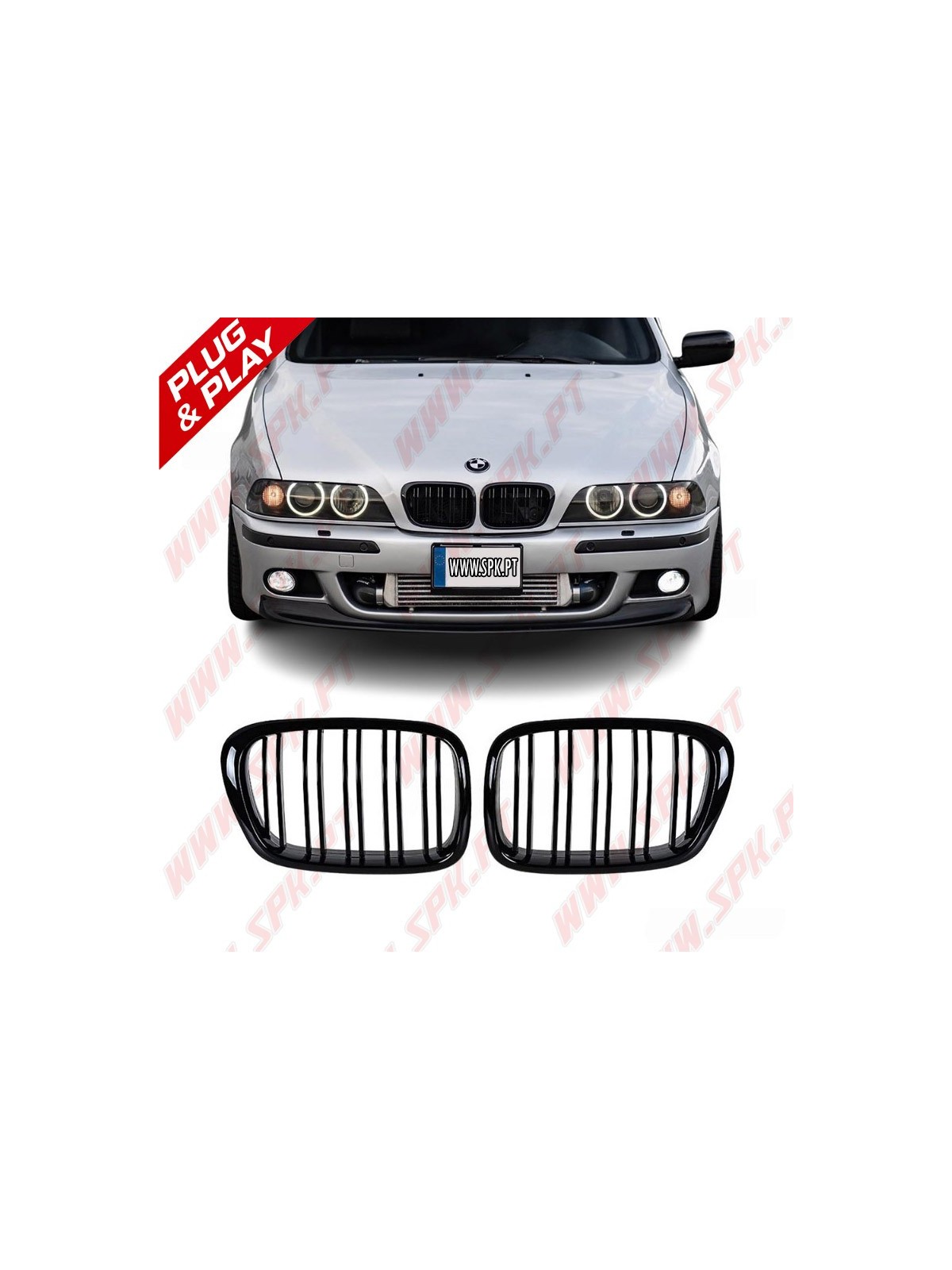 Grelhas Frontais Look M-Performance - BMW E39 (1996-2003)