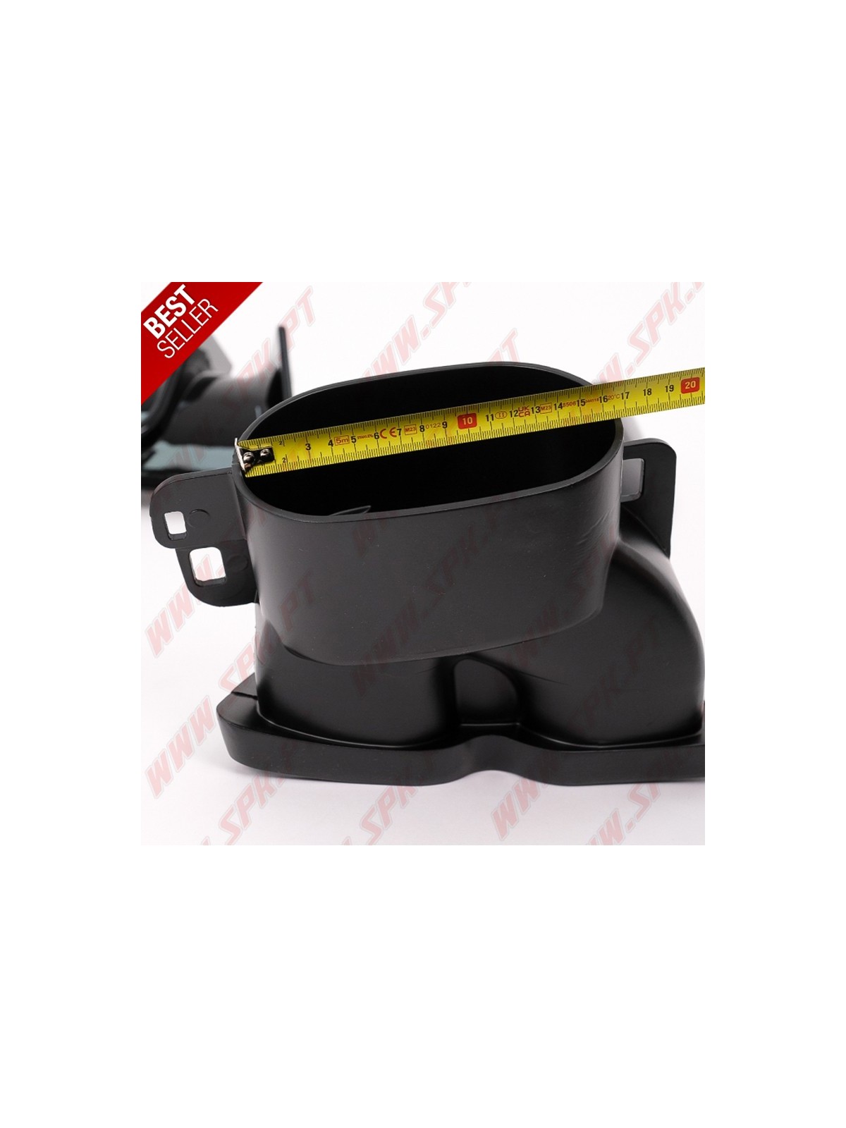 Difusor Traseiro Flash LED + Ponteiras Black Look Brabus - Mercedes W213 Sport Line (2016-2019)