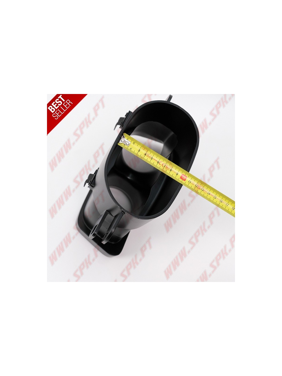 Difusor Traseiro Flash LED + Ponteiras Black Look Brabus - Mercedes W213 Sport Line (2016-2019)