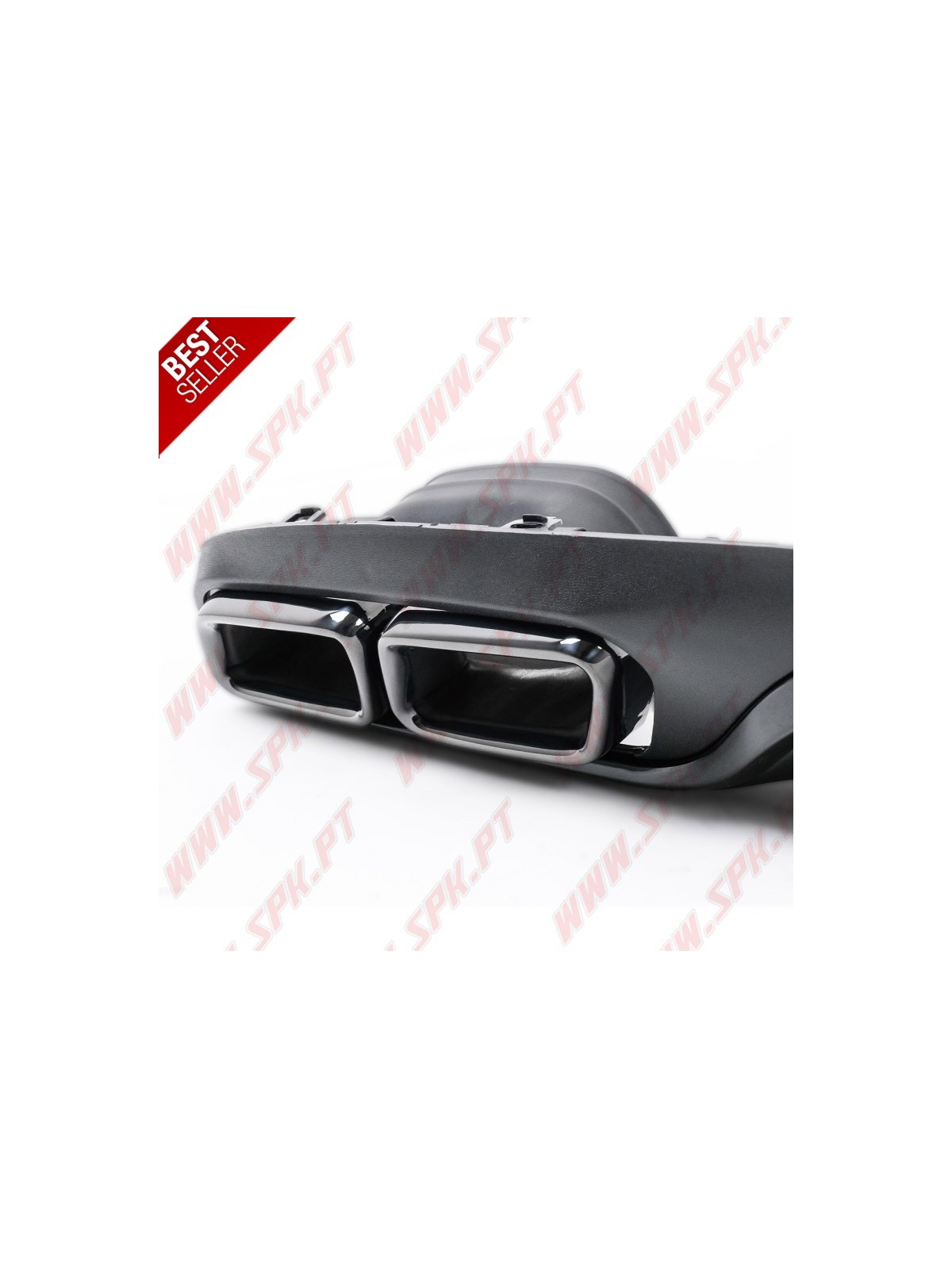 Difusor Traseiro + Ponteiras Smoke Look E63 AMG - Mercedes W213 Standard (2016-2019)