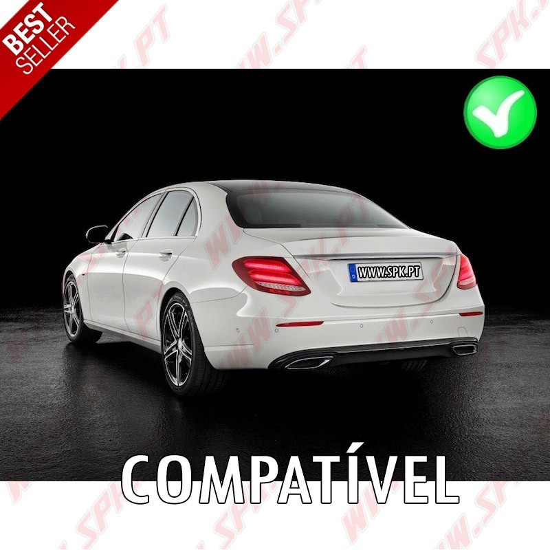 Difusor Traseiro + Ponteiras Smoke Look E63 AMG - Mercedes W213 Standard (2016-2019)