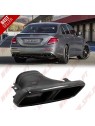 Difusor Traseiro + Ponteiras Black Edition Look E63s AMG - Mercedes W213 Sport Line (2016-2019)